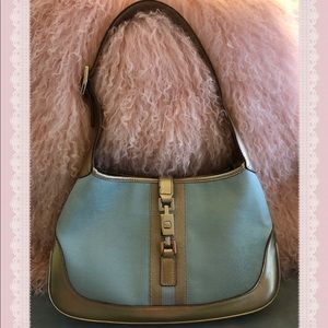 Gucci Metallic Sparkle Jackie-O Hobo Shoulder Bag